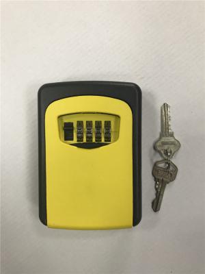 China Yellow / Black Combination Digital Key Lock Box For Children / Cleaners for sale