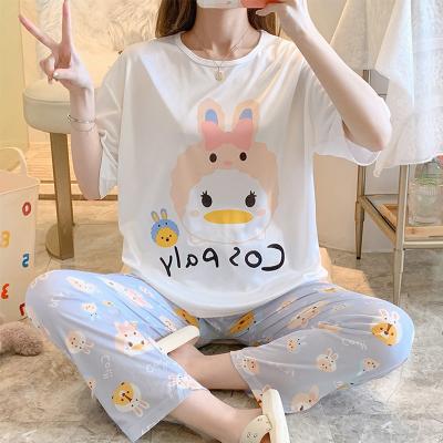 China Adult Girls Women Pajamas Pajamas Summer Style QUICK DRY Autumn New for sale