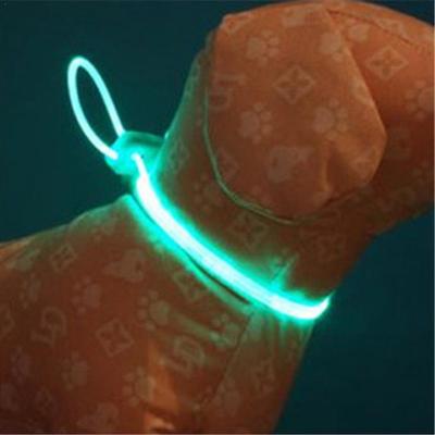 China Custom Multicolor Adjustable Safety Night Led Glow Dog Collar Manufacturer Led Light Dog Collar for sale