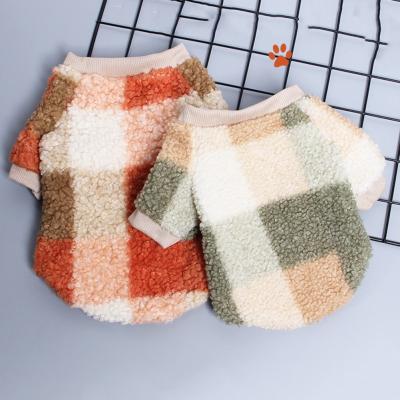 China Sustainable Warm Luxury Dog Clothes Comfortable Cashmere Dog Apparel Crewneck Sweater for sale