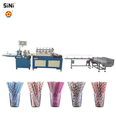 China Factory Sini Straw Packing Machine Paper Drinking Custom Straw Making Machine for sale