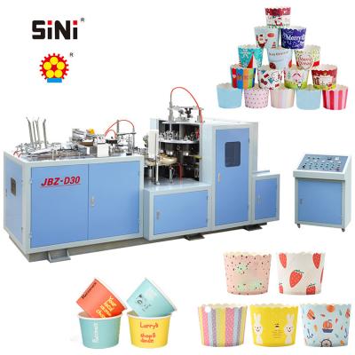 China SINI JBZ-D30 Factory Automatic Disposable Paper 25-50oz Soup Bowl Forming Making Machine for sale