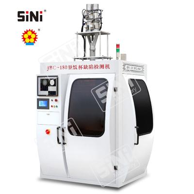 China food & Beverage Factory Sini Jbc-200 Disposable Paper Cup Faultiness Detection Machine Paper Cup Leakage Testing Machine for sale