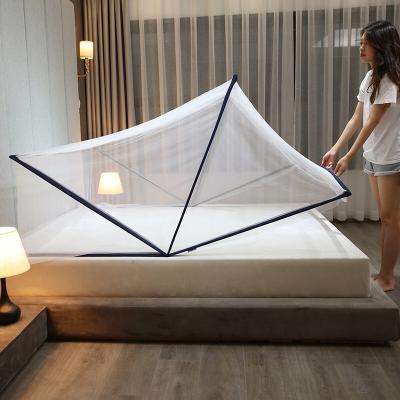 China Folded Mosquito Repellent Easy Install Bedroom Folded Folding Mosquito Net Portable Adults For Twin Bed for sale