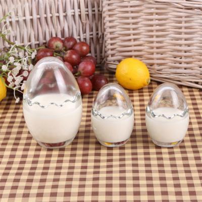 China 100ml food yogurt jar pudding jar candy dessert jar glass bottle practical home glass bottle for sale