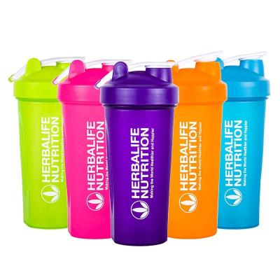 China Wholesale Price Logo Plastic Protein Shaker Bottle Gym Shake Drinks Viable Custom Plastic Water Bottles Water Bottle for sale