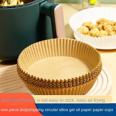 China Air Fryer Liners Hot Sale Air Fryer Liner Sustainable Disposable Air Fryer Paper Non-Stick Parchment Paper for sale