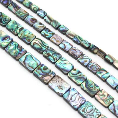 China Jewelry Using Rectangle Natural Abalone Shell Beads Fashion Shell Jewelry DIY Pendant Jewelry Accessories for sale