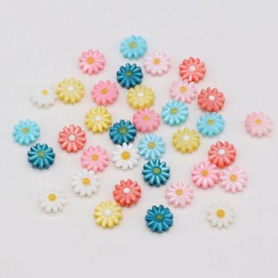 China Jewelry Using 7 Colors Beautiful Natural Shell Daisy Sunflower Hair Accessories Materia DIY Jewelry Accessories Beads Necklace Jewelry for sale