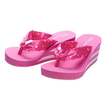 China Direct fabric salt unique women's shoes thick sandals new high quality summer women's fashion trend non-slip flip flop slippers wholesale for sale