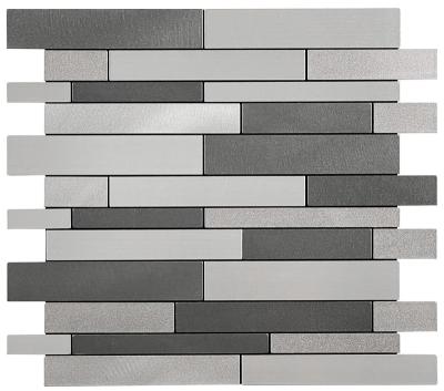 China Modern Backsplash Peel and Stick Tile Aluminum Hexagon Mosaic Self Adhesive Decor for Kitchen Bathroom Living Room for sale