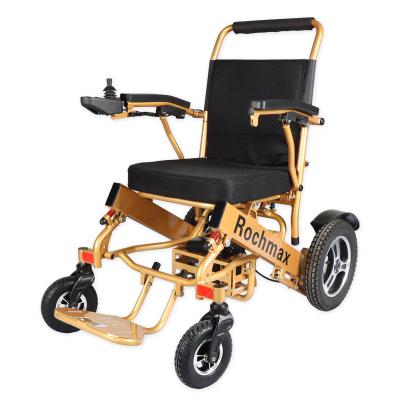 China Alluminum Alloy Disabled 500w 24v Portable Automatic Folding Wheelchair Reclining Electric Wheelchair for sale