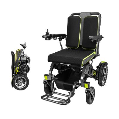 China Automatic Alluminum Alloy All Terrain 500w Brushless Smart Chinese Small Power Electric Recumbent Wheelchair For Sale for sale