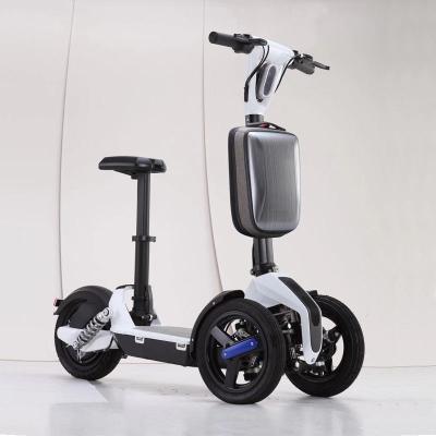 China 300W 3 wheel unisex folding automatic folding mobility electric scooter for sale