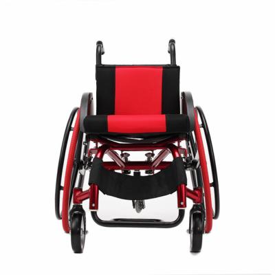 China Cheap price of 7003 aluminum alloy lightweight aluminum sport foldable manual wheelchair for the elderly and disabled for sale