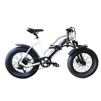 China Wholesale cheap unisex folding fat bikes full tire suspension 350w electric charging bike for sale