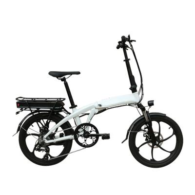 China 36v 250w 7.8AH Unisex Removable Battery Max Laod 150 Kg Folding Electric Bicycle 20inch for sale