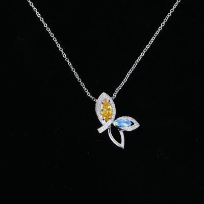 China CLASSIQUE Trending Silver Pendant 925 Sterling Silver Marquise Shape Zircon 925 Jewelry Fashion Jewelry 2022 Pendants Only for sale