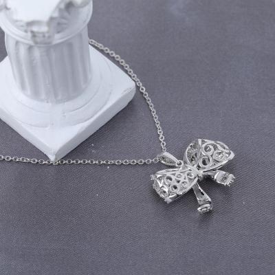 China TRENDY Jewelry Pendant Only Women 925 Sterling Silver Bow Trusted Manufacturer Wholesale Trending Jewelry 2022 for sale