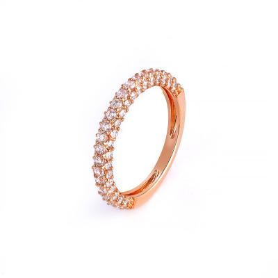 China Wholesale Charms For Jewelry Manufacturer Huiyue Trustworthy Jewelry Manufacturer CLASSIC Style Ring Female Zircon Simple Atmosphere for sale