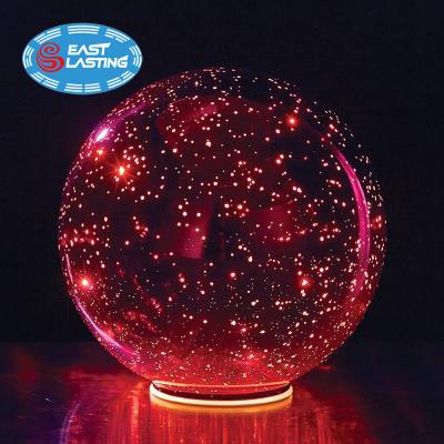 China Europe Outdoor Decoration Led Round Ball Christmas Lights, Lead Glass Sphere Light for sale