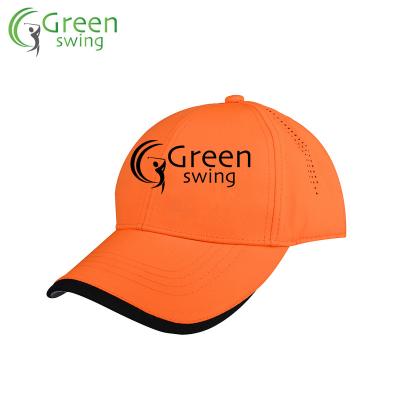 China breathable & Customized Embroidery Logo Golf Caps Quick Dry Waterproof Golf Hat For Men And Women for sale