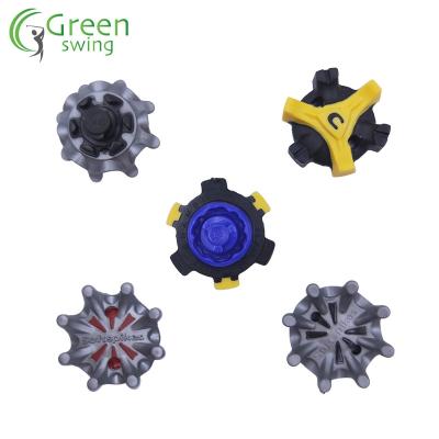 China Polyurethane+Steel Golf SoftSpikes OEM Golf Shoes Studs for sale