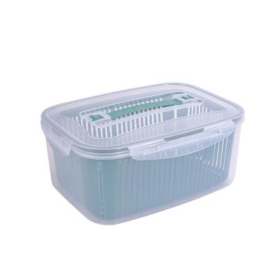 China Low Price Sustainable Suitable Inventory Factory Plastic Fruit And Vegetable Storage Box for sale