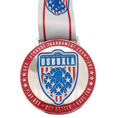 China Sports Event Sales Hot White Honor Customized Design Sports Championship Award Commemorative Medal for sale