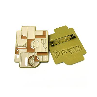 China World's Best-Selling Custom-Made Letter Pattern Gift New Souvenir Brooch Lapel Pins Hard Soft Soft Pins for sale