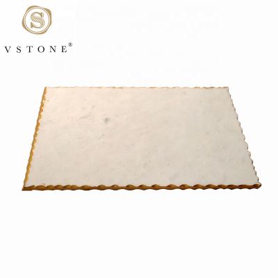 China Viable Natural Marble Cheese Board Place Mat Chopper for sale