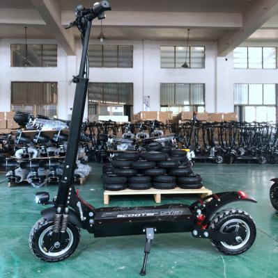 China Factory Supply 1200W Motor Battery Power Unisex 11 Inch Double Tire Adult Two Wheel Off Road Electric Scooter for sale