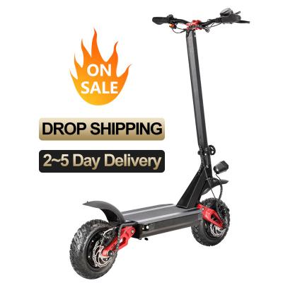 China 11 Inch Unisex Off Road 52V18Ah 1200W Lithium Battery Dual Motor Waterproof Folding Electric Scooter Long Range Adult 2 Wheel for sale