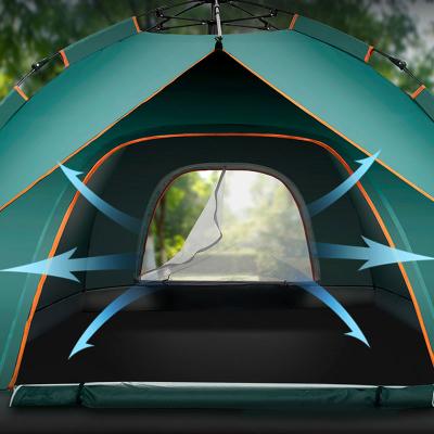 China Snow Field Nail 3-5 Person Dome Quick Easy Installed Pop Up Waterproof Family Tent Beach Pop Up Tents For Camping for sale