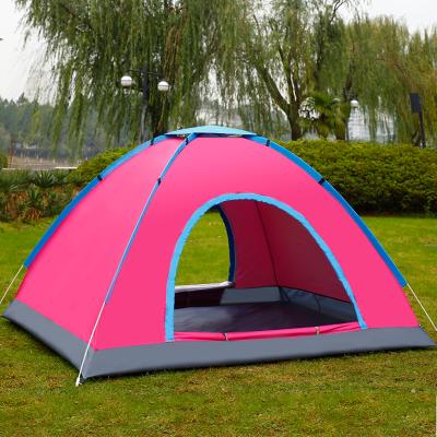 China Extended type waterproof portable foldable pop up outdoor tents for sale large stocked automatic camping tent for sale