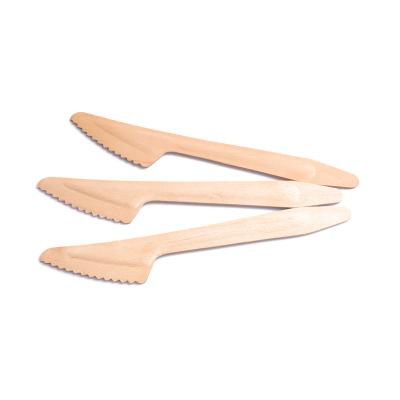 China China Manufacturer Producing 165mm Disposable Birch Wood Disposable Knife for sale