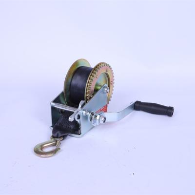 China 2022 Hot Sale Top Quality Mini Hand Webbing Winch 600LBS-2500LBS Cheap Webbing Winch for sale