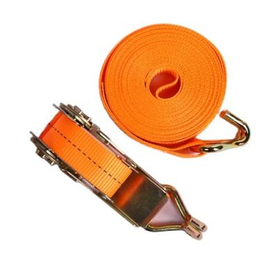 China 1 Inch 25mm Polyester 1ton Tension Belt PE Cargo Lashing Ratchet Tie Down Tie Down Ratchet Straps for sale