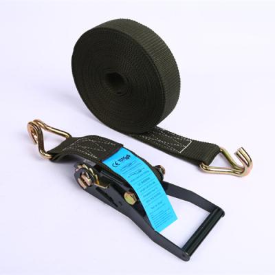 China Competitive Price Cargo Binding Polypropylene 800Kg 5 Ton Strap Cargo Ratchet Lashing Belt for sale