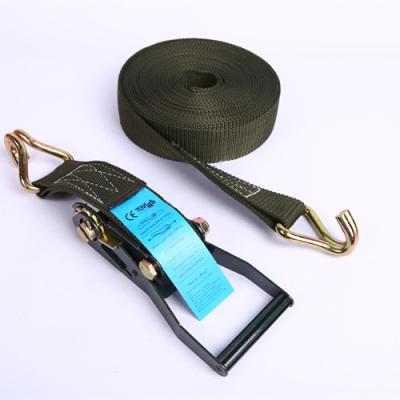 China Good Quality Polypropylene Truck Cargo Strap 5 Ton Ratchet Lashing Belts for sale