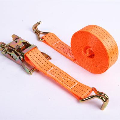 China Manufacturer Wholesale 5 Ton Straps High Quality Cargo Binding Straps Lashing Heavy Duty Retractab Ratchet Belt for sale