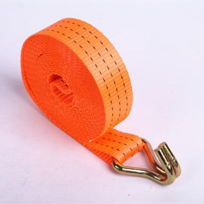 China High Quality Heavy Duty Binding Cargo Tie Down High Quality Cargo Lashing Strap 2 8M Retractable Ratchet Belt for sale