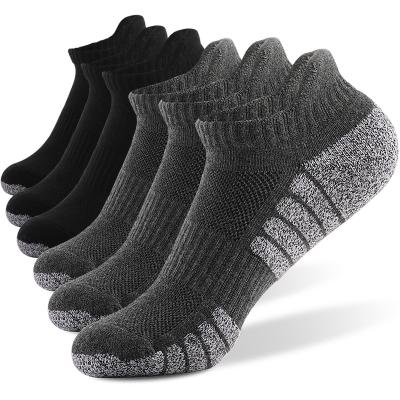 China 2022 Amazon Men's Antibacterial Cotton Ankle Stocking/Dropshipping Cut Out Athletic Socks Athletic Socks for sale