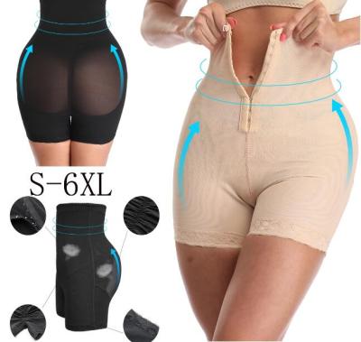 China Dropshipping Antibacterial Women Shapewear Body Shaper Faja Nylon Waist Butt Lifter Push Up Shape Wear Plus Size Tummy Control Slim Firm Panties for sale