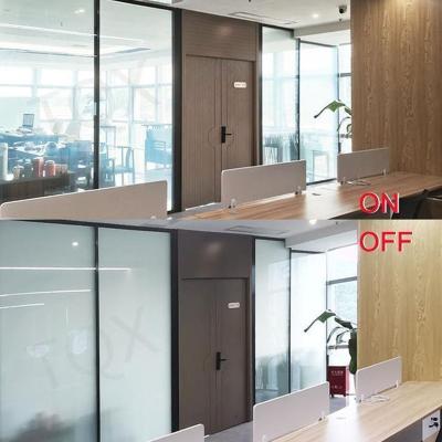 China China Wholesale Modern Decorative Transparent Smart Window Electric Switchable Privacy Glass for sale