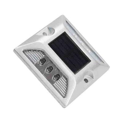 China Aluminio luz solar intermitente con energía solar Reflectores de rodillos de rodillos de ojos de gato en venta