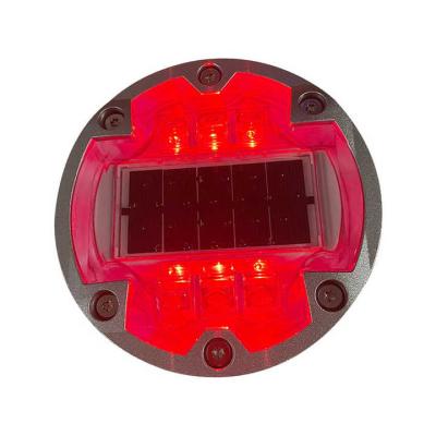 China Intelligent Solar LED Road Studs Aluminum Round Shape Solar Cat Eye Stud Light for sale