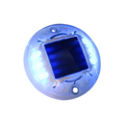 China IP68 Plastic Solar LED Road Studs Flashing Reflector Solar Powered Stud Light for sale