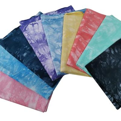 China Wholesale High Quality Customized Breathable Tear-Resistant Cotton Tie Dyed Fabric For Home Textile And Apparel Products Dress for sale