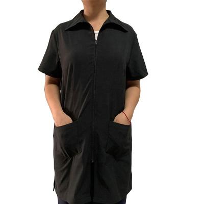 China Medical Leisure Nurse Scrubs Design With Active Dyed Soft 95%Polyester 5% Spandex Uniform Fabric Containing Copper Ion Twill Fabric for sale